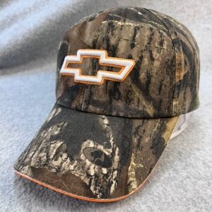 Chevrolet Bowtie Logo Mens Camo Chevrolet Hat Adjustable Baseball Cap OSFM